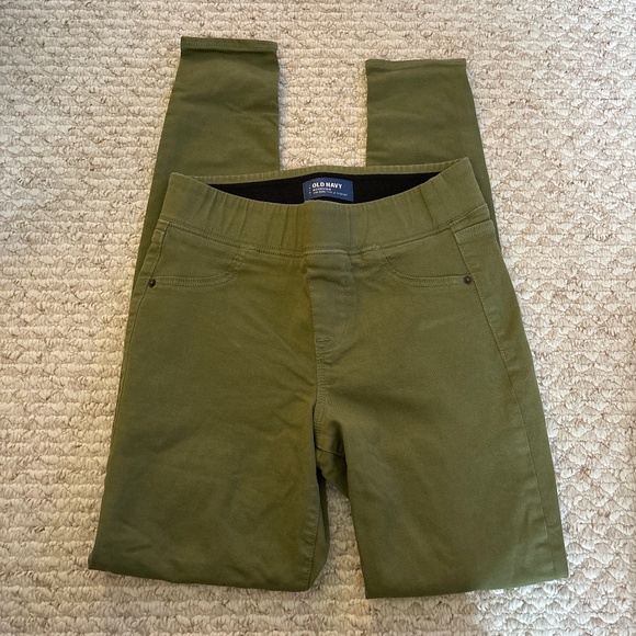 Old Navy Rockstar Mid rise green jeans - Picture 1 of 5